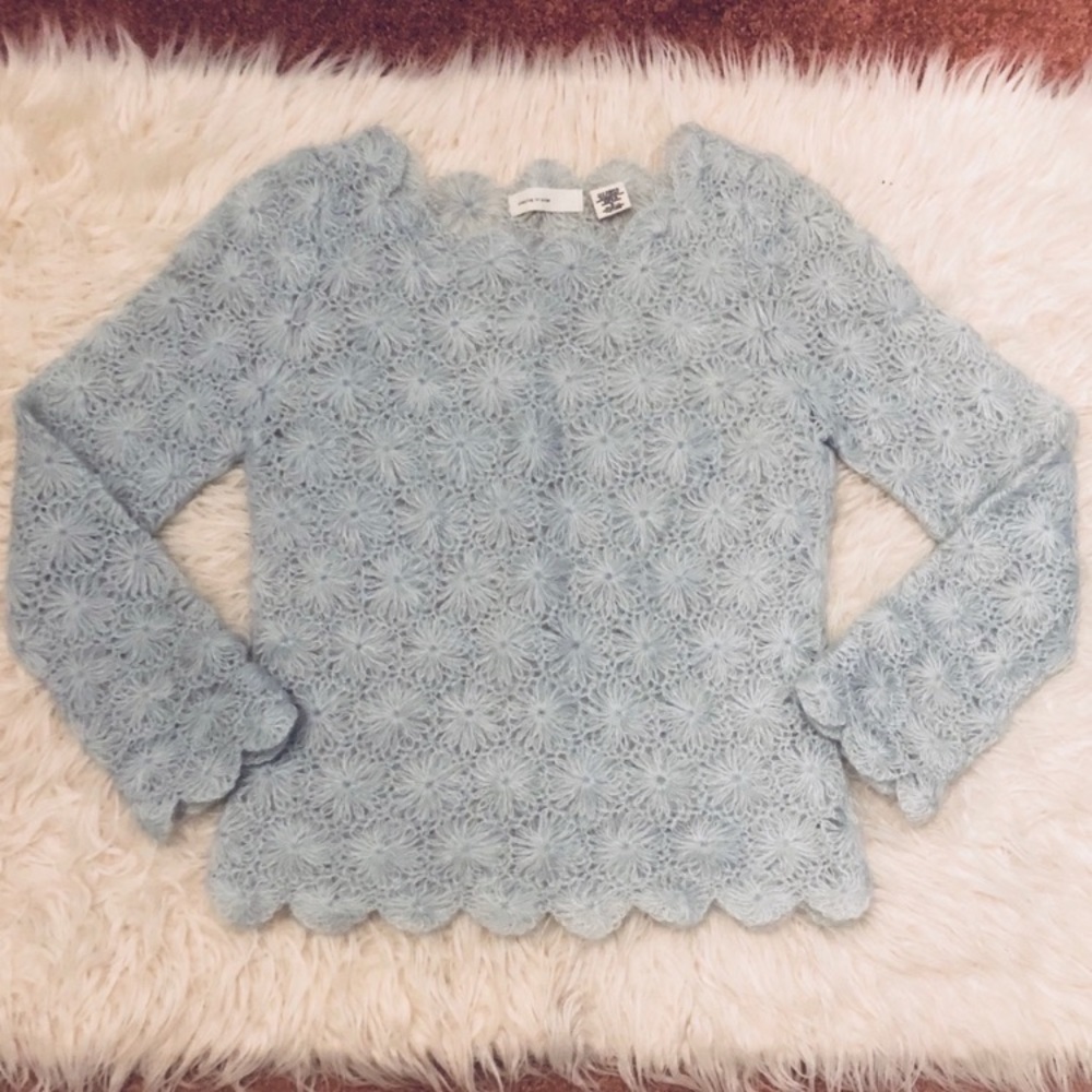 Anthropologie sleeping on snow mohair top